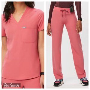 FIGS - Desert Rose Catarina Top & Livingston Bottom